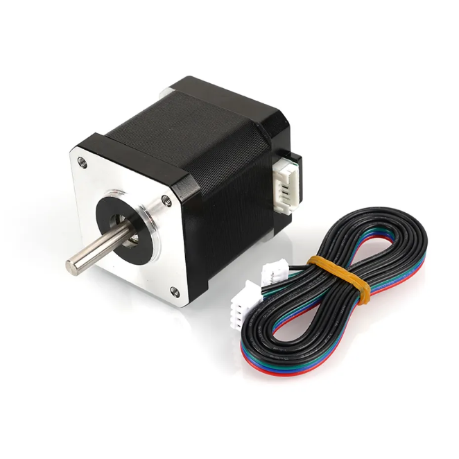 Kingroon Stepper 42 Motor 48MM 60MM Height Square Motors 17HS8401 17HS8401S With Cable Black Sliver 3D Printer Parts